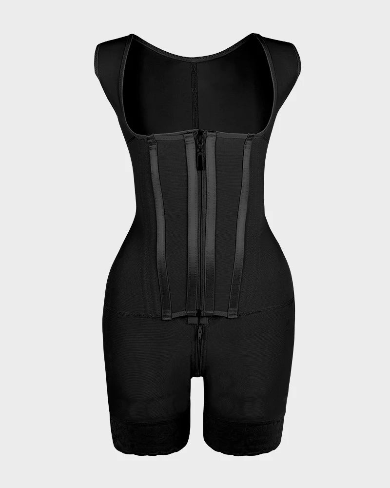 Colombian Faja - High Compression Tummy Control Size Slimming Post Parto Tuck Girdle Curvy Waist Body Suit Shapewear