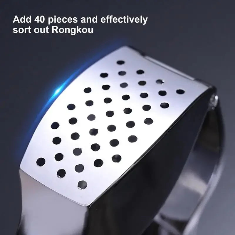 Multifunction Garlic Press Mincer Zinc Alloy Crusher Kitchen Cooking Ginger Squeezer Masher Handheld Ginger Mincer Tool