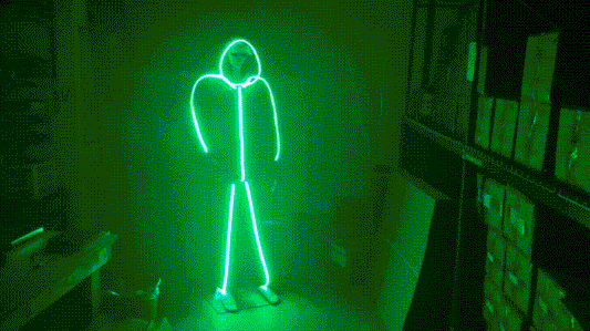 LED Stick Figure Kit - Light Up Stickman Costume For Adults in Assorted Glowing Colors, Christmas Dance Light Car Night Walk Vest