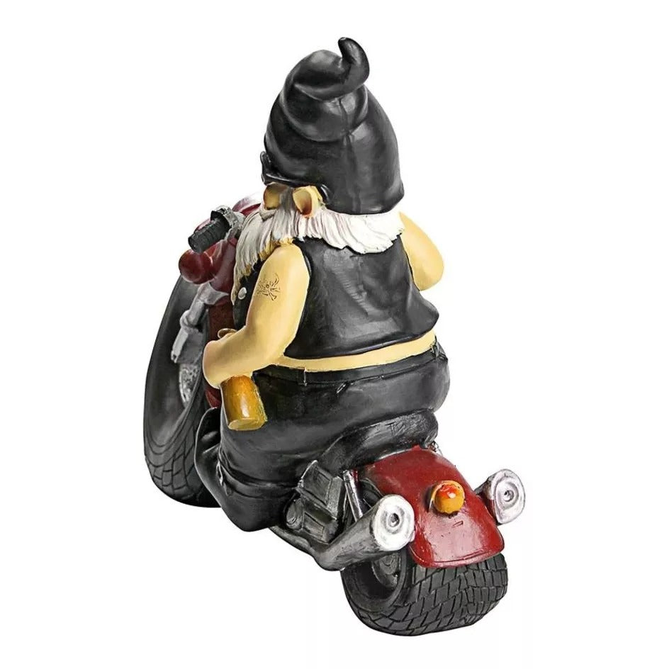 AXLE GREASE, THE BIKER GNOME STATUE Diva Singer