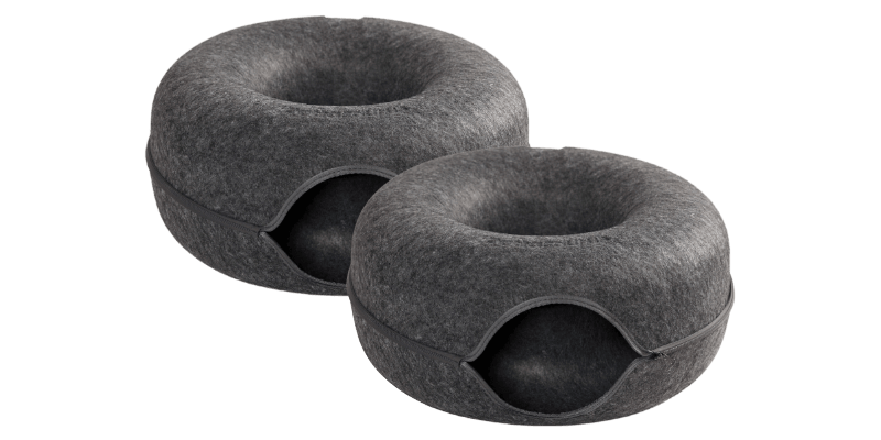 Donut Cat Cave Tunnel Bed Tube House Large/Small