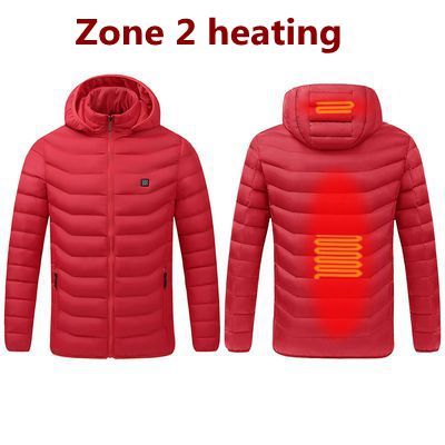 Unisex Winter Warm Heated Jacket / 11 heating areas, Heated Jacket, Electric Heated Jacket, Rechargeable Jacket