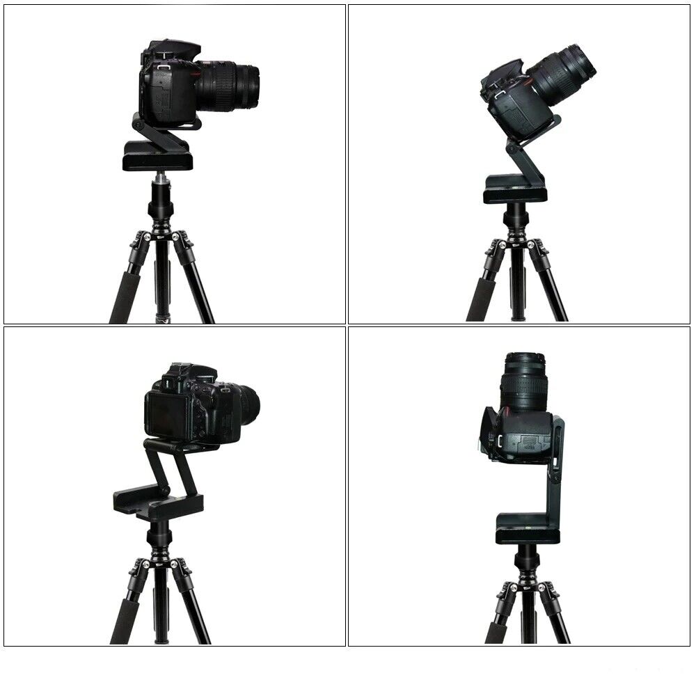 Universal Pan & Tilt Head, Camera Folding Tripod Pan Tilt Ball Z Flex Head