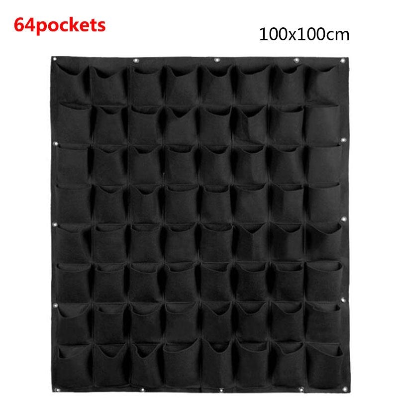 Wall Hanging Planter Pockets - Modern Flower Pots with Hanging Holes, Vertical Garden Pots for Indoor