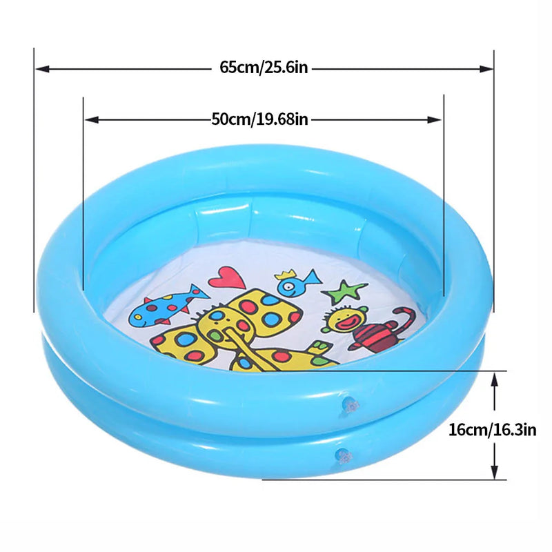 Baby Swimming Pool Child Summer Kids Water Toys Inflatable Bath Tub Round Lovely Animal Printed Pool