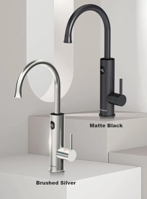 Instant Hot Water Tap Faucet, 3200W 2 in 1 Kitchen Instant Boiling Water , Digital Temperature Display