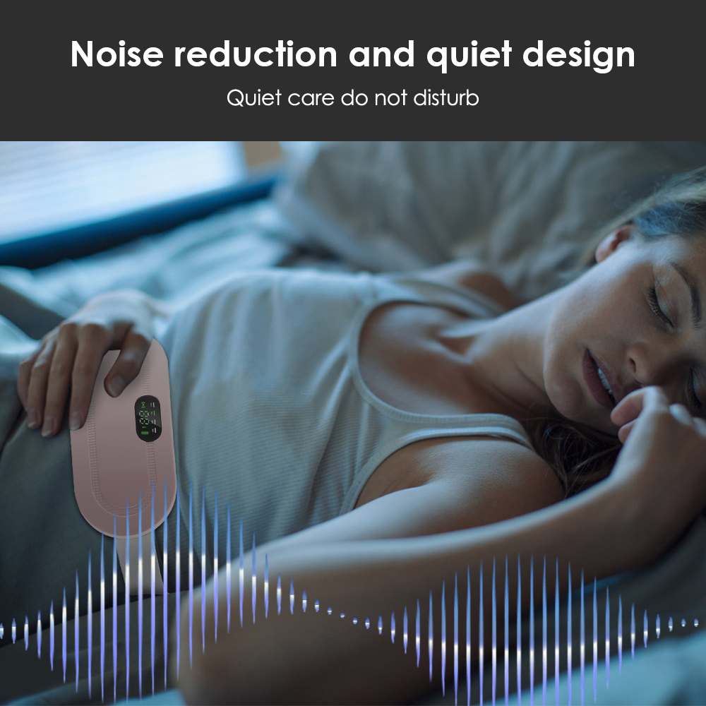 Period Pain Relief Heating Pad, Period Heating Belt & Menstrual Cramp Massager with 3 Heat Levels & 3 Massages Modes