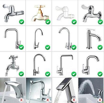 2 PCS Activated Carbon Water Filter Set, 6 Layer Cartridge, Be Applicable 1/2inch - 3/4inch Faucet