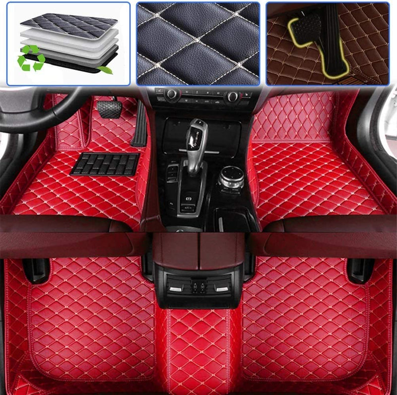 Luxury Premium Floor Mats Universal Fit for Cars, SUVs, and Trucks, Alex Heavy Duty Toyota, Ford, Mercedes Upgrade