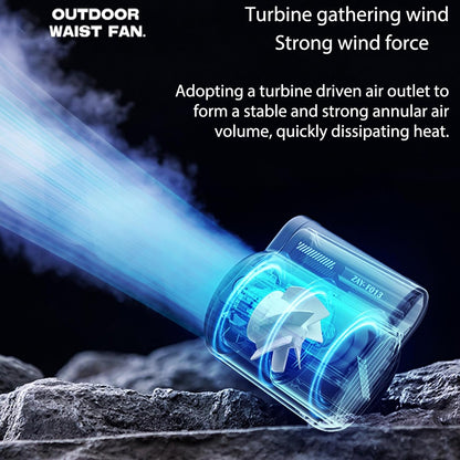 Portable Waist Clip Fan,Handheld Fan, Mini Cooling Fan, Powerful Small Personal Portable Fan,Speed Adjustable Wearable Personal Outdoor fan for Outdoor, Jobsite, Farms, Traveling, Fishing
