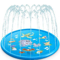 Children Play Spray Mat  100/170cm Beach Inflatable Water Sprinkler Pad Outdoor Game Toy Lawn Swimming Plastic Pool Mat Kids Toys