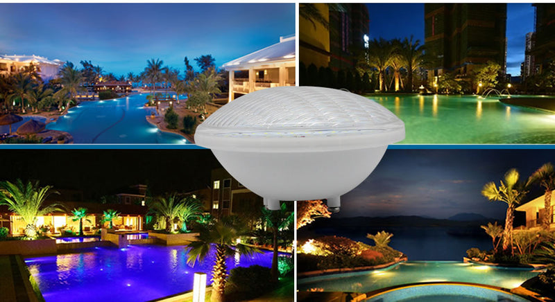 RGB Pool Light Par56 Luz Piscina 24W 36W Underwater Led Lamp Ip68 Waterproof Pond Lights 12V Led Light replace Halogen Lamp