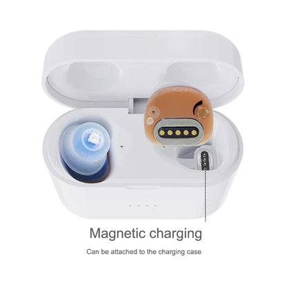 Rechargeable & Invisible Hearing Aid SR02 , Upgraded Version Stronger Suction Power