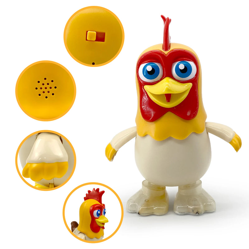 Dancing Chicken Baby Toys Bartolito Toddlers Toys La Granja de Zenon with Music Kids Interactive Early Learning Educatio