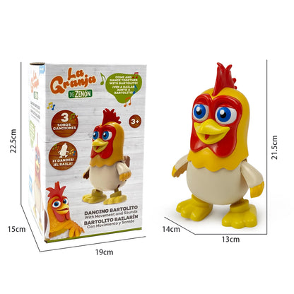 Dancing Chicken Baby Toys Bartolito Toddlers Toys La Granja de Zenon with Music Kids Interactive Early Learning Educatio