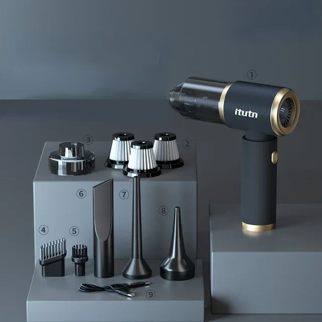 Electric Air Duster & Vacuum 4 in 1