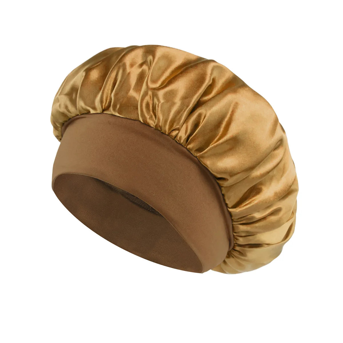 Extra Large Satin Hair Bonnet - Silk Sleep Cap with Soft Elastic Band for Women's Hair Care