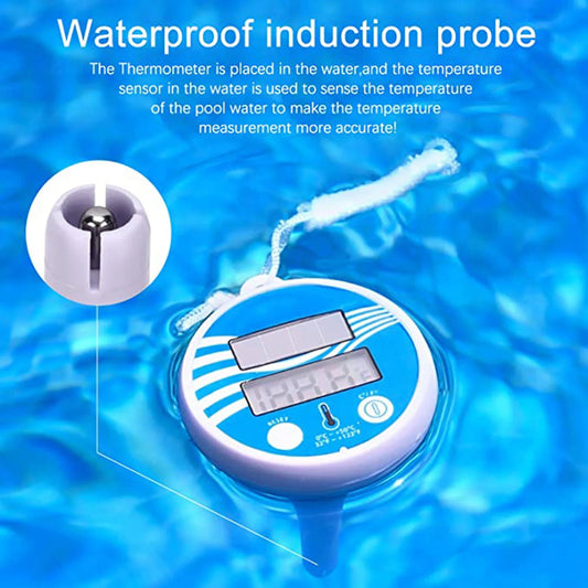 Swimming Pool Thermometer Large Screen Display Thermo meter for Most Types of Pool