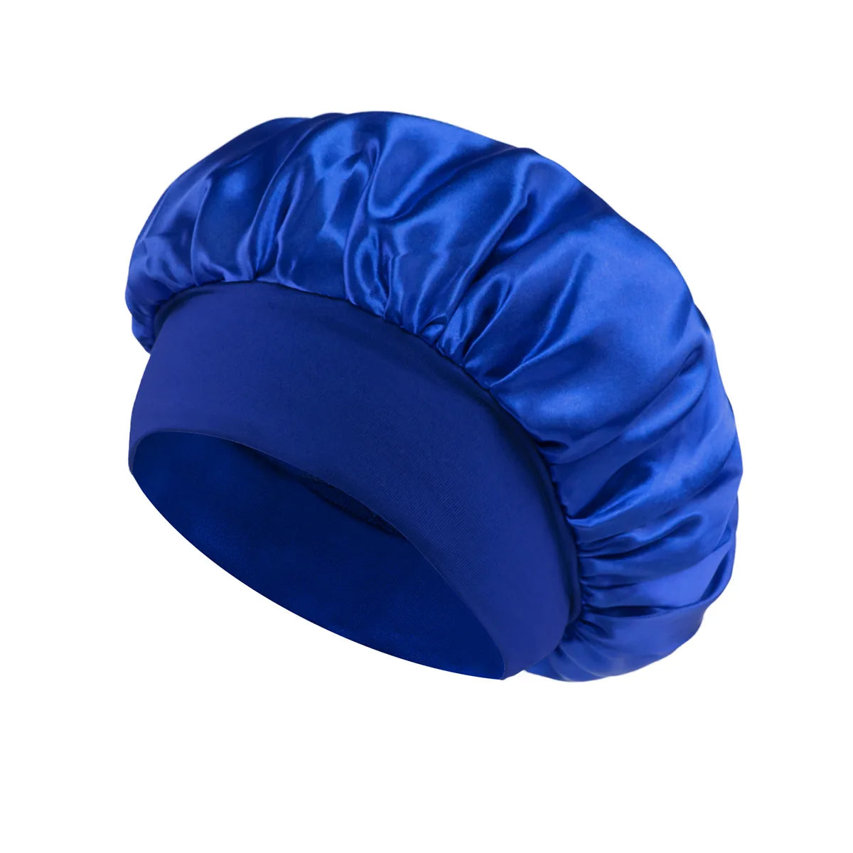 Extra Large Satin Hair Bonnet - Silk Sleep Cap with Soft Elastic Band for Women's Hair Care