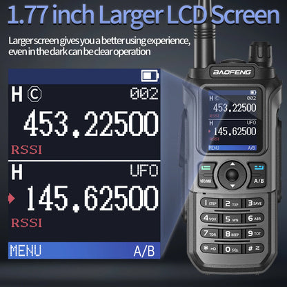 Baofeng UV-21 Pro V2 Wireless Walkie-Talkie Frequency Tri Band Powerful Waterproof Long Range UV-5R 22Pro S22 Type-C Two Way Radio