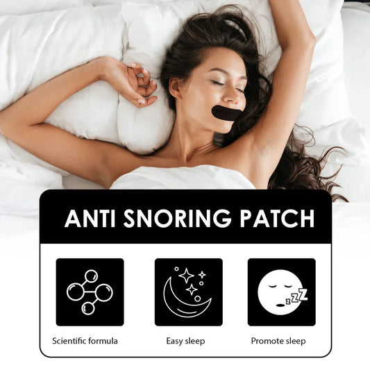 100-Pack Anti-Snoring Mouth Tape Strips for Better Sleep | Breathable Sleep Mouth Closure Stickers