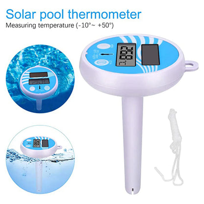 Swimming Pool Thermometer Large Screen Display Thermo meter for Most Types of Pool