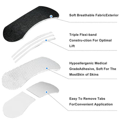 Breathable Anti-Snoring Nose Strips - Nasal Patches for Improved Breathing and Better Sleep