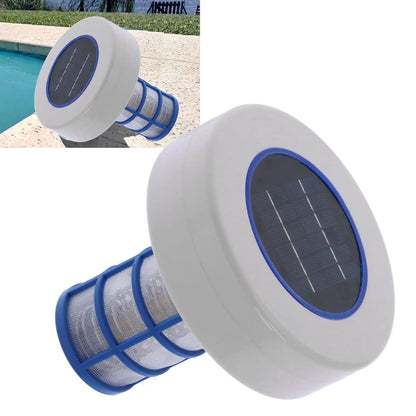 Solar Powered Pool Ionizer Cleaner Ion Swimming Pool SPA Fountain Cleaning Equipment