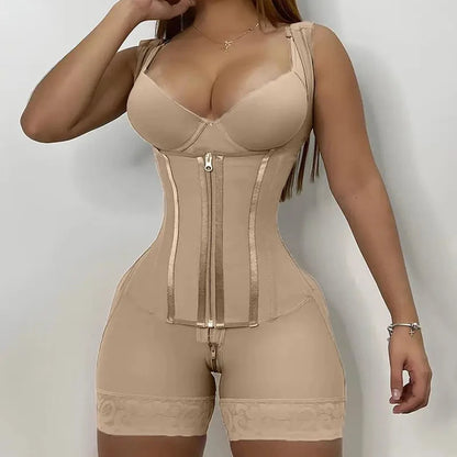 Colombian Faja - High Compression Tummy Control Size Slimming Post Parto Tuck Girdle Curvy Waist Body Suit Shapewear
