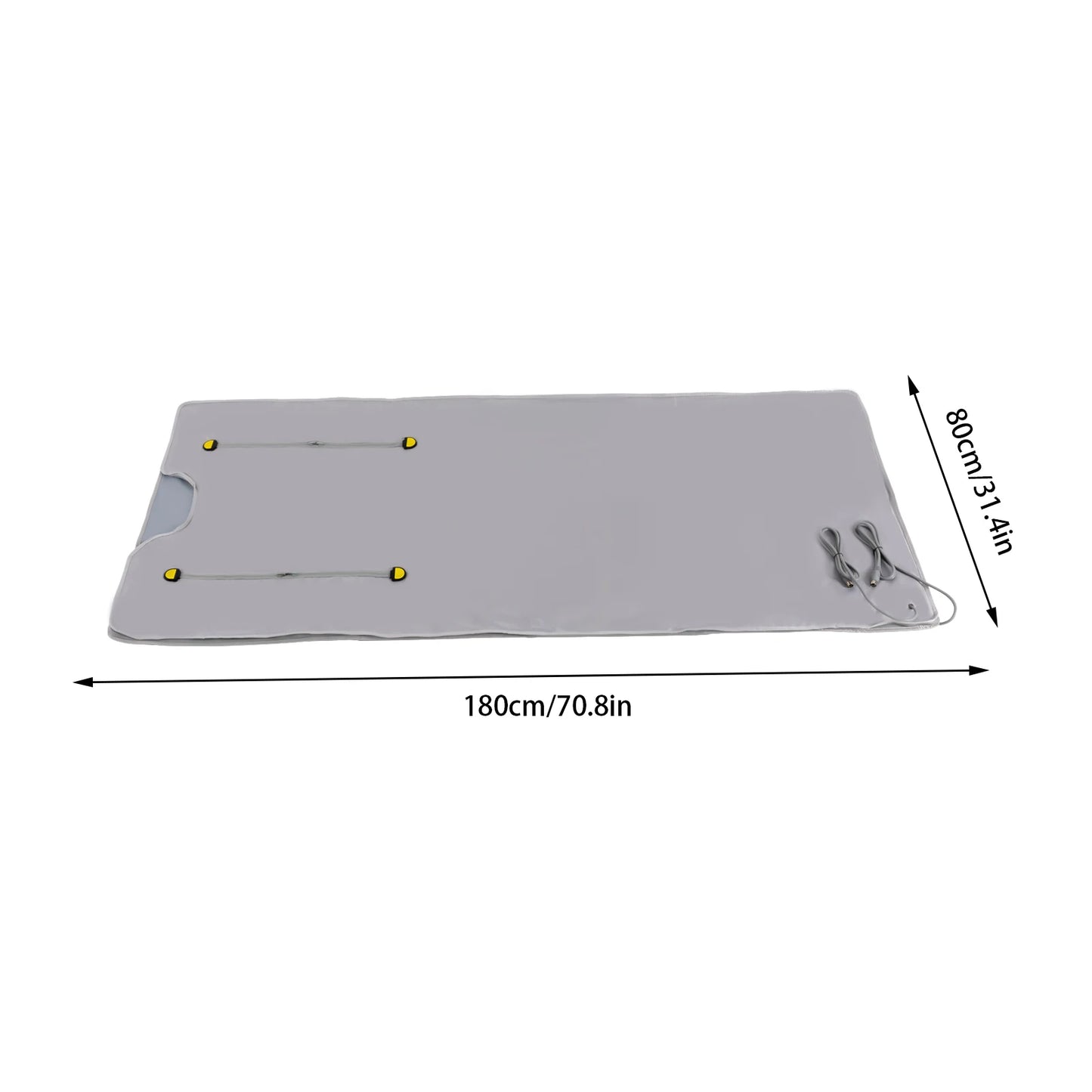 Portable Zipper Design Sauna Blanket - Relaxing Heating Spa Blanket (35-80℃) for Home and Salon Body Relaxation