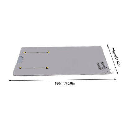 Portable Zipper Design Sauna Blanket - Relaxing Heating Spa Blanket (35-80℃) for Home and Salon Body Relaxation