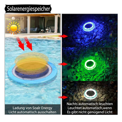 Solar Floating Pool Lights Floating Lights Garden Decoration Pool Lights Swimming Pool Party Night Light For Yard Pond Pool Blue