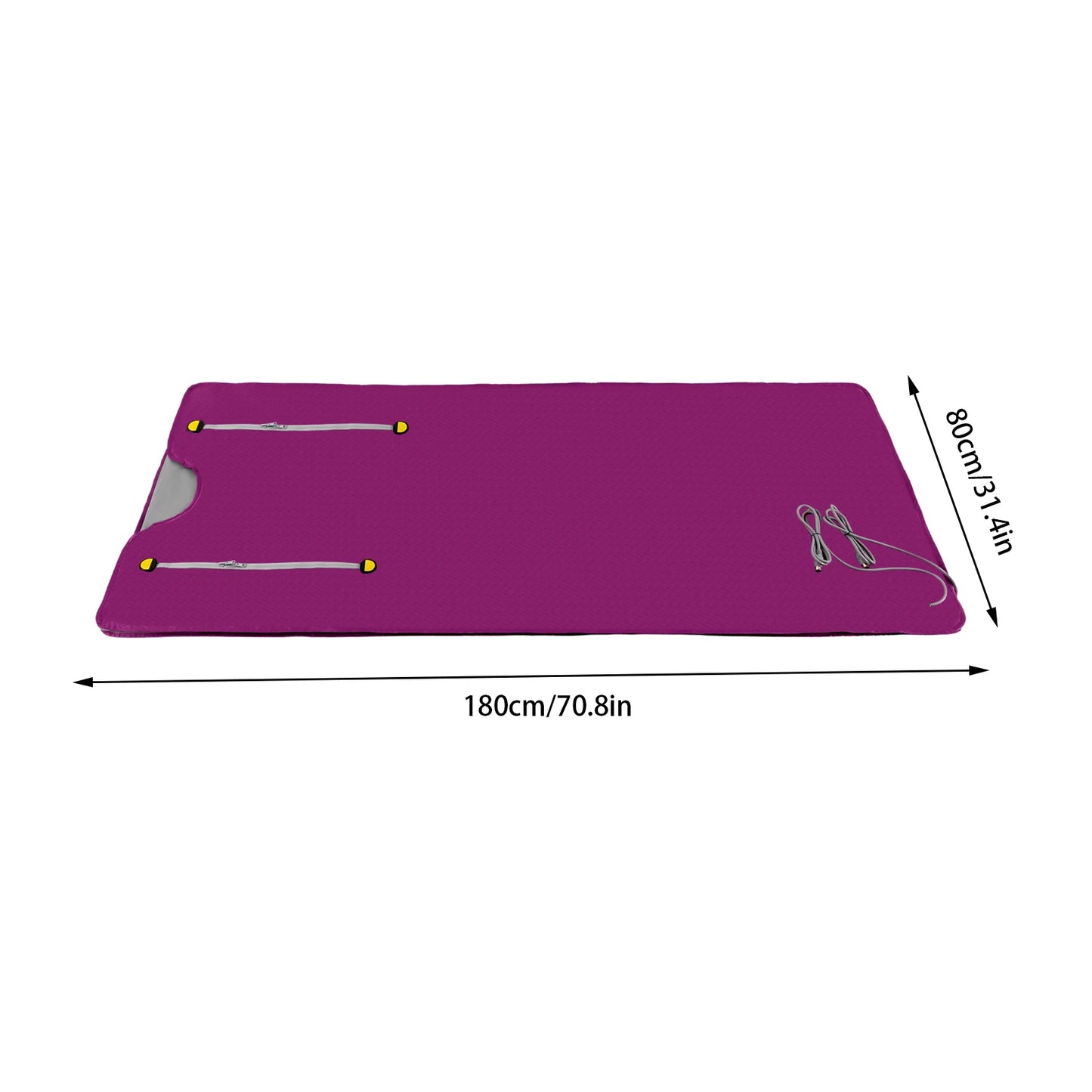 Portable Zipper Design Sauna Blanket - Relaxing Heating Spa Blanket (35-80℃) for Home and Salon Body Relaxation