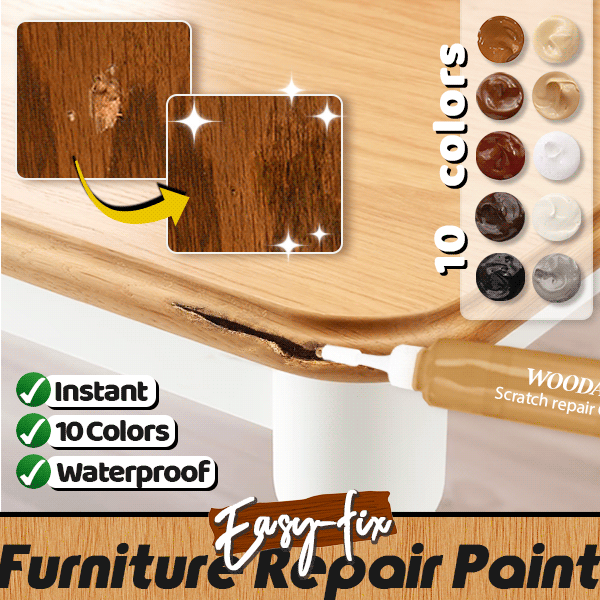 Easy-fix Wood Furniture Repair Paint