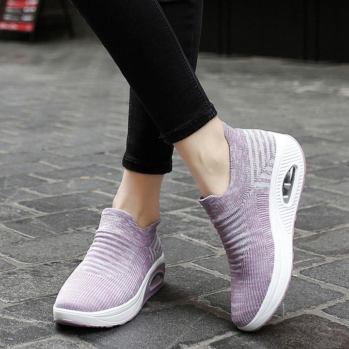 women's elastic lightweight breathable sneakers