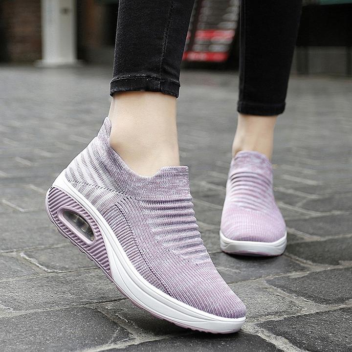 women's elastic lightweight breathable sneakers