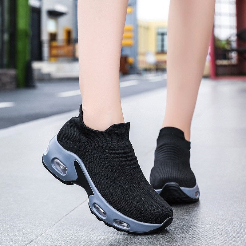 Women's Slip On Breathe Mesh Walking Shoes