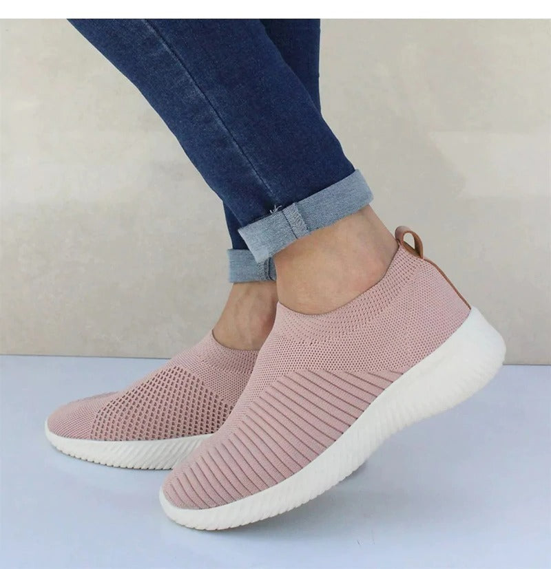 Women Stretch Fabric Socks Sneakers