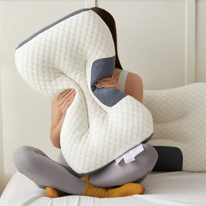 NeckEase™ - Neck Pain Memory Foam Pillow, Cervical Ergonomic Orthopedic Support Sore Ache Pilow