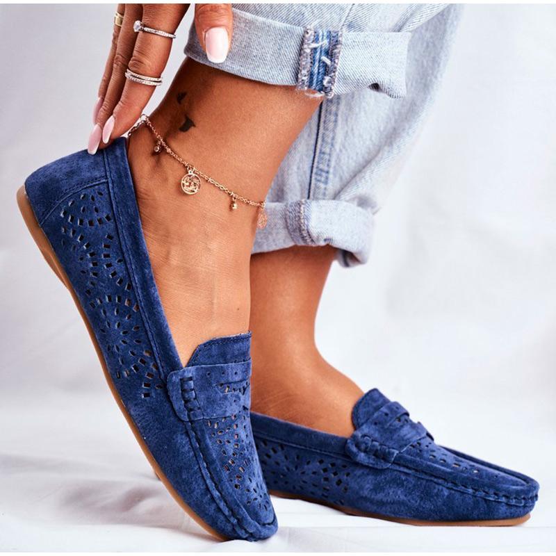 Women's Moccasins Shoes  Slip On Loafers