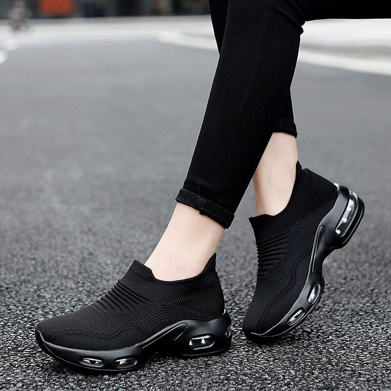 Women's Slip On Breathe Mesh Walking Shoes