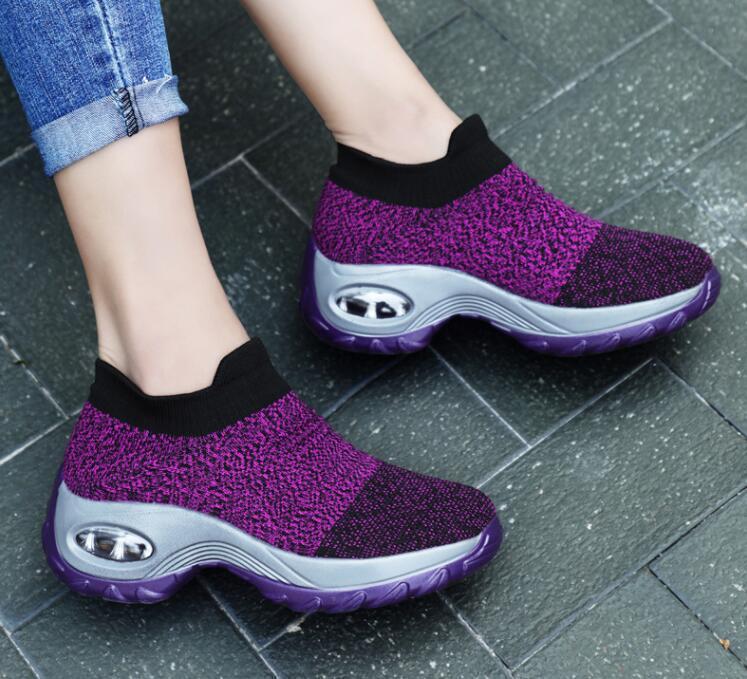 Women's Walking Shoes Sock Sneakers