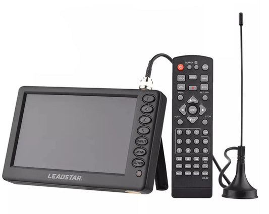 5"in Portable Digital Pocket TV ATSC Signals, Rechargeable HD Video Player Support FM/USB/TF Camping, fishing, Traveling