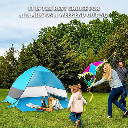 Pop Up Portable Beach Canopy Sun Shade Shelter Outdoor Camping Fishing Tent Mesh