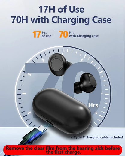 Digital Hearing Aids Noise Reduction 16 Channel Severe Loss Sound Amplifier ITE