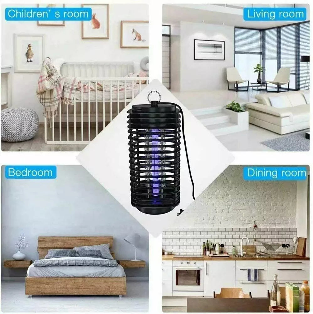 Electric Mosquito Insect Killer Zapper LED Light Fly Bug Trap Pest Control Lamp
