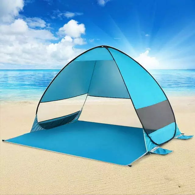 Pop Up Portable Beach Canopy Sun Shade Shelter Outdoor Camping Fishing Tent Mesh