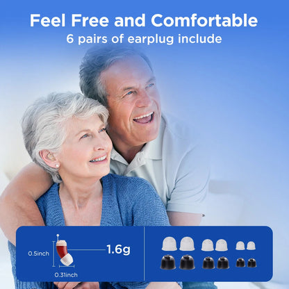 Mini Hearing Aids Digital Invisible In Ear Small Sound Voice Amplifier Enhancer