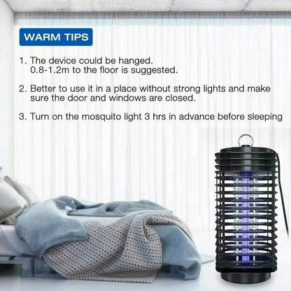 Electric Mosquito Insect Killer Zapper LED Light Fly Bug Trap Pest Control Lamp