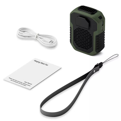 Portable Waist Clip Cooling Fan Personal Belt 6000mAh USB Rechargeable